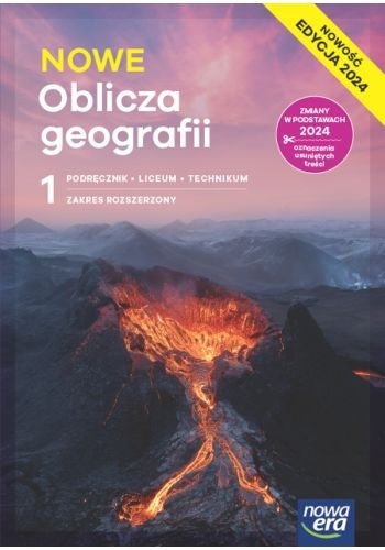 NOWE Oblicza geografii 1 Podręcznik Zakres Rozszerzony Edycja 2024